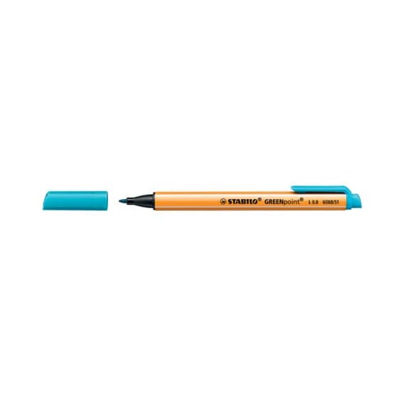 STABILO® Filzschreiber GREENpoint® - 0,8 mm, türkis
