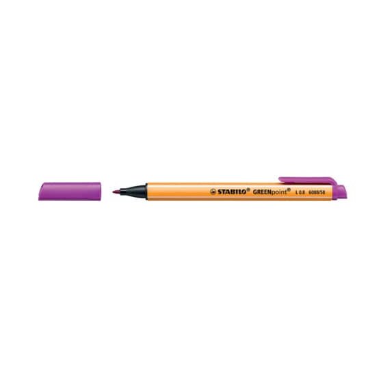 STABILO® Filzschreiber GREENpoint® - 0,8 mm, lila