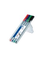 Staedtler® Feinschreiber triplus® - 0,3 mm, Aufstellbox, 4 Farben