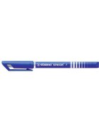 STABILO® Fineliner mit gefederter Spitze - SENSOR F - fein - Einzelstift - blau