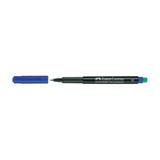 Faber-Castell CD-Marker MULTIMARK - permanent, S, blau