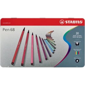STABILO® Premium-Filzstift - Pen 68 - 30er Metalletui...