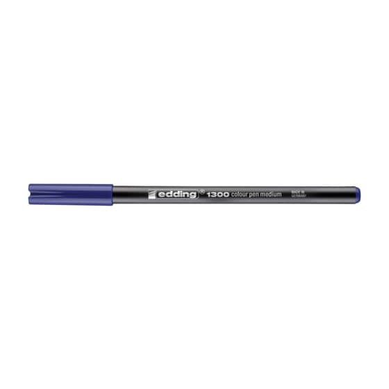 Edding 1300 Fasermaler colour pen - ca. 2 mm, blau