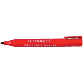 Q-Connect® Permanentmarker, ca. 2 mm, rot