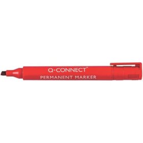Q-Connect® Permanentmarker, ca. 2 - 5 mm, rot