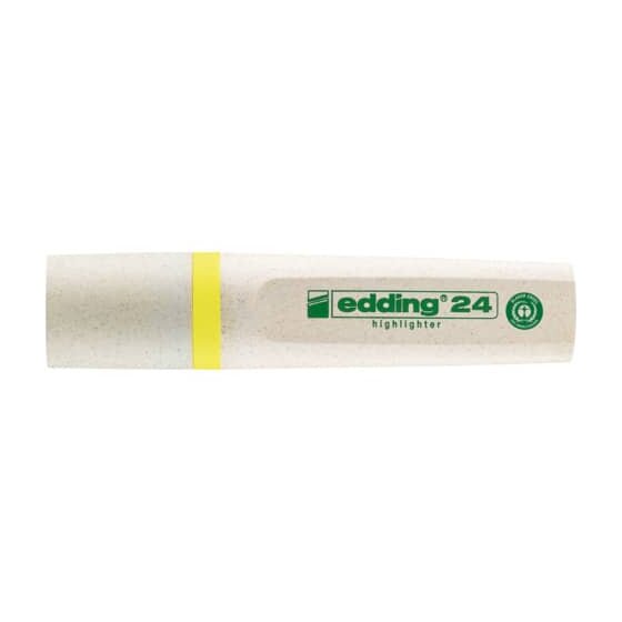 Edding 24 EcoLine Textmarker - nachfüllbar, gelb