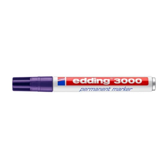 Edding 3000 Permanentmarker - nachfüllbar, 1,5 - 3 mm, violett