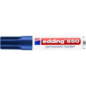 Edding 550 Permanentmarker - 3 - 4 mm, blau,...