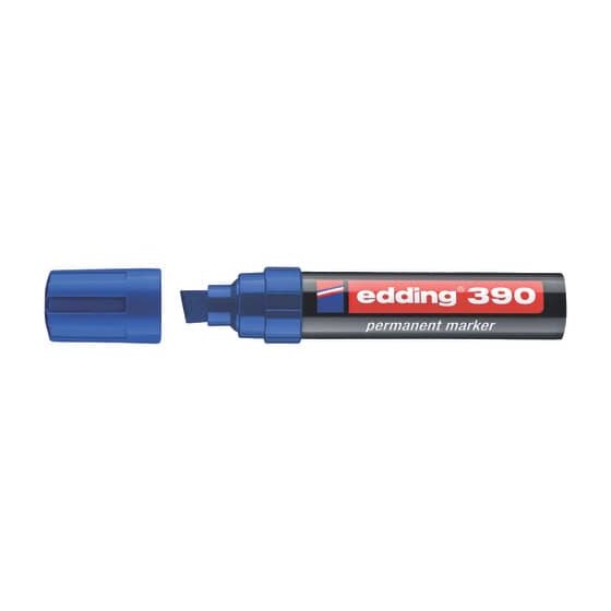 Edding 390 Permanentmarker - nachfüllbar, ca. 4 - 12 mm, blau