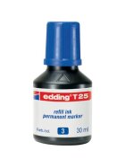 Edding T 25 Nachfülltinte - für Permanentmarker, 30 ml, blau