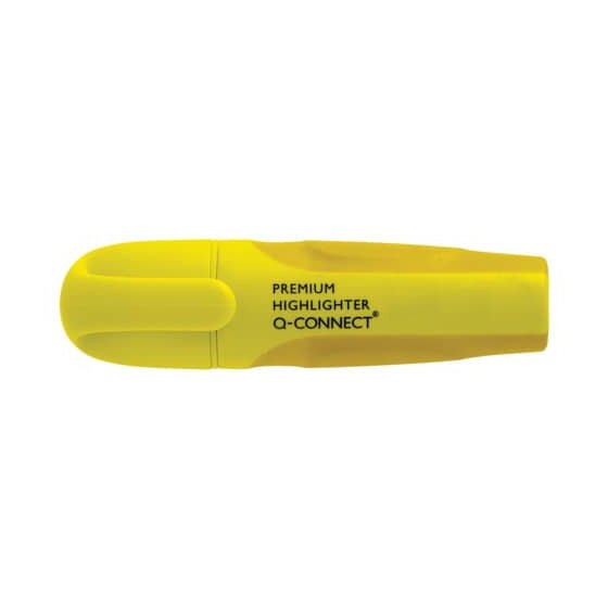 Q-Connect® Textmarker Premium - ca. 2 - 5 mm, gelb