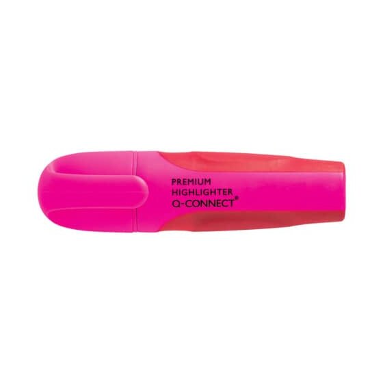 Q-Connect® Textmarker Premium - ca. 2 - 5 mm, rosa