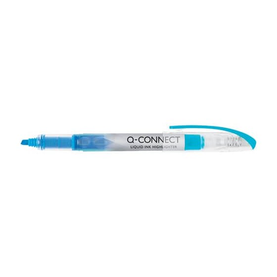 Q-Connect® Textmarker Liquid Ink - ca. 1 - 4 mm - blau