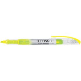 Q-Connect® Textmarker Liquid Ink - ca. 1 - 4 mm - gelb
