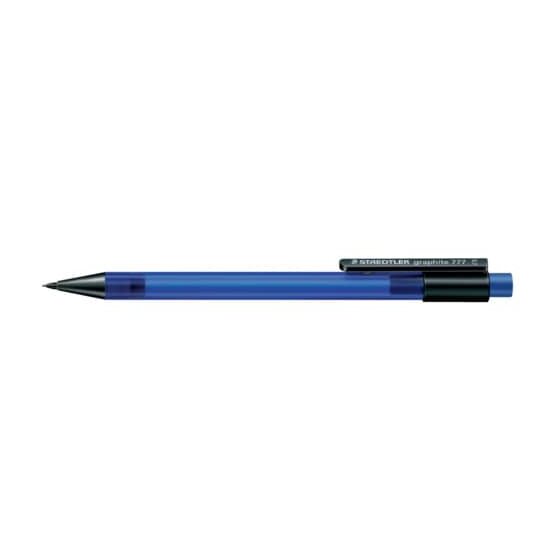Staedtler® Druckbleistift graphite 777 - 0,7 mm, B, blau transparent
