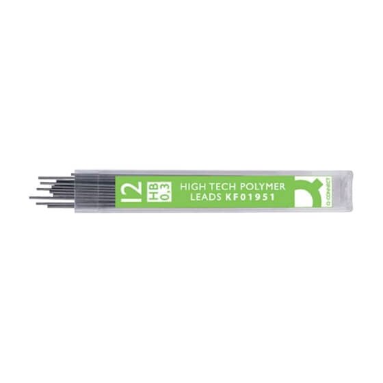 Q-Connect® Feinminen Pencil Leads, 0,3 mm, HB