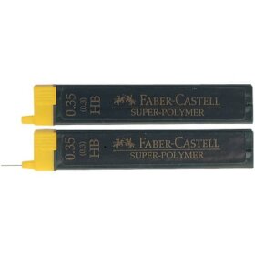Faber-Castell Feinmine SUPER-POLYMER - 0,3/0,35 mm, HB,...