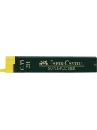Faber-Castell Feinmine SUPER-POLYMER - 0,35 mm, 2H, tiefschwarz, 12 Minen