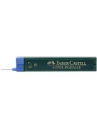 Faber-Castell Feinmine SUPER POLYMER - 0,7 mm, B, tiefschwarz, 12 Minen