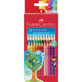 Faber-Castell Buntstift Colour GRIP - 24 Farben, Kartonetui