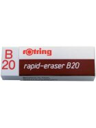 Rotring Radierer rapid-eraser B20, Polyvynilchlorid, 22 x 66 x 13 mm