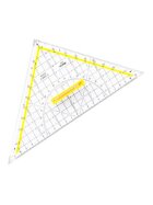 Aristo Zeichendreieck TZ-Dreieck®, Plexiglas® mit Griff, 250 mm, glasklar
