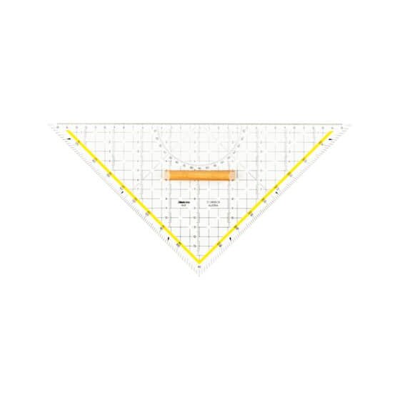 Aristo Zeichendreieck TZ-Dreieck®, Plexiglas® mit Griff, 325 mm, glasklar