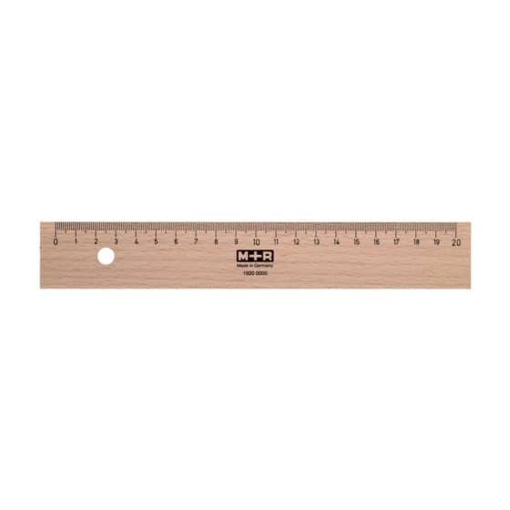 Standardgraph Holzlineal - 20 cm
