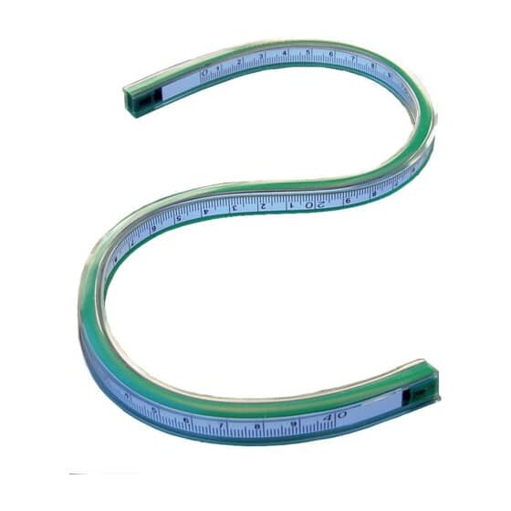 Rumold Flexible Kurvenlineale mit mm-Teilung, 40 cm