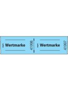 SIGEL Gutscheinmarken-Rollen »Wertmarke« - blau, fortlaufend nummeriert, 60x30 mm, 500 Stück