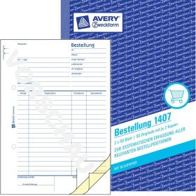 Avery Zweckform® 1407 Bestellung, DIN A5, vorgelocht,...