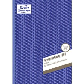 Avery Zweckform® 1101 Inventurbuch, DIN A4,...