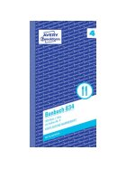 Avery Zweckform® 834 Bonbuch, Kompaktblock, mit Kellner-Nr., 2 x 50 Blatt, blau