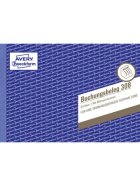 Avery Zweckform® 308 Buchungsbeleg, DIN A5 quer, mikroperforiert, 50 Blatt, weiß