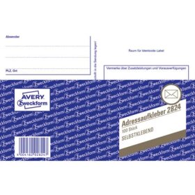 Avery Zweckform® 2824 Adressaufkleber/Paketaufkleber,...