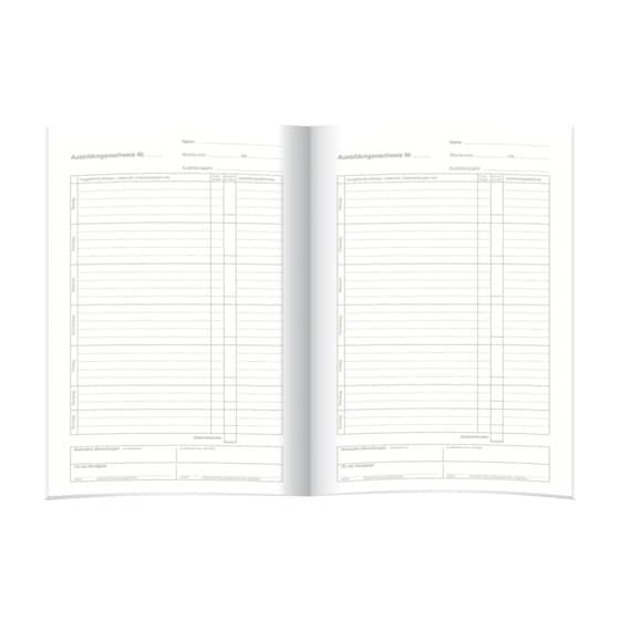 RNK Verlag Ausbildungsnachweis-Heft täglich, alle Berufe, 56 Seiten, DIN A4