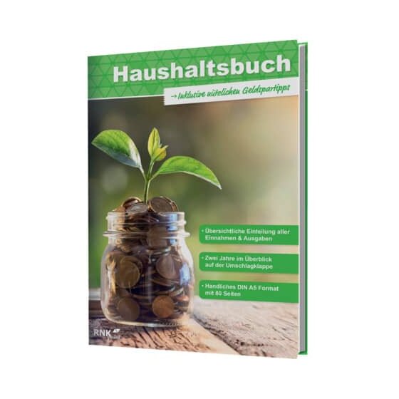 RNK Verlag Haushaltsbuch - 40 Seiten, A5