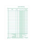 RNK Verlag Kassenbuch ohne Umsatzsteuer, 2x50 Bl., DIN A4, Durchschreibepapier, nummeriert