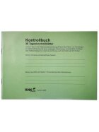 RNK Verlag Kontrollbuch mit 30 Tageskontrollblättern, 32 Blatt, DIN A5 quer, Nummerierung