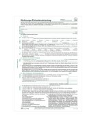 RNK Verlag Wohnungs-Einheitsmietvertrag, 4 Seiten, gefalzt auf DIN A4+ Wohnungsgeberbescheinigung, 10 Stück