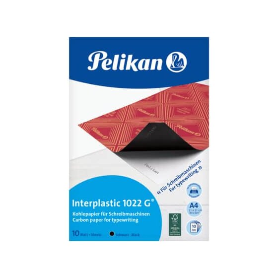 Pelikan® Kohlepapier interplastic 1022 G® - A4, 10 Blatt