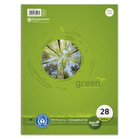 Staufen® green Collegeblock LIN28 - A4, 80 Blatt, 70...