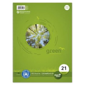 Staufen® green Collegeblock LIN21 - A4, 80 Blatt, 70...