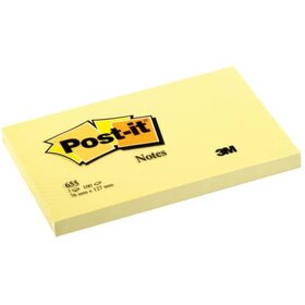 Post-it® Haftnotizen - 127 x 76 mm, gelb, 100 Blatt