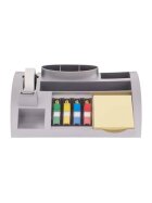 Post-it® Schreibtischorganizer silber  metallic befüllt