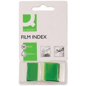 Q-Connect® Index - 25 x 45 mm, grün, 50 Streifen