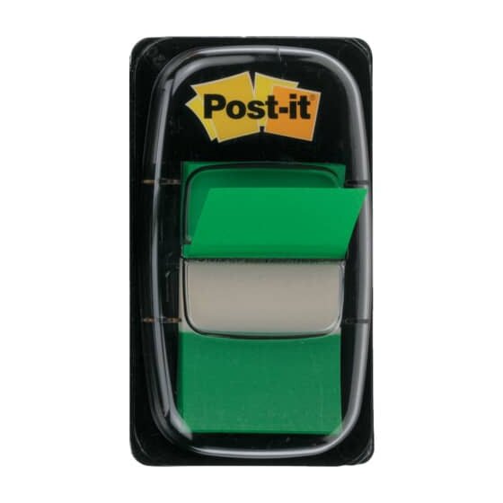 Post-it® Index Standard-Typ 680 - 25,4 x 43,2 mm, grün