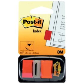 Post-it® Index Standard-Typ 680 - 25,4 x 43,2 mm, orange