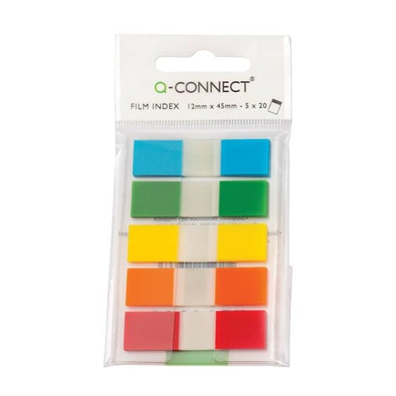 Q-Connect® Index Mini - 12,5 x 45 mm, 5 x 20 Streifen