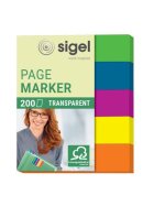 SIGEL Page Marker Folie - 50 x 12 mm, sortiert, 5x 20 Streifen